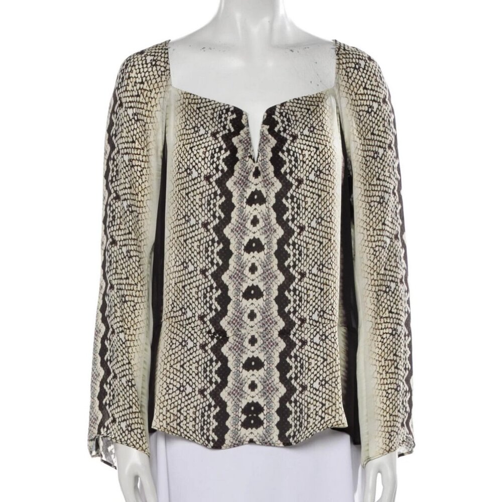 Nicole Miller Artelier Silk Blouse S